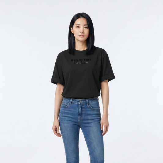 Walk by faith. – Unisex Relaxed Fit