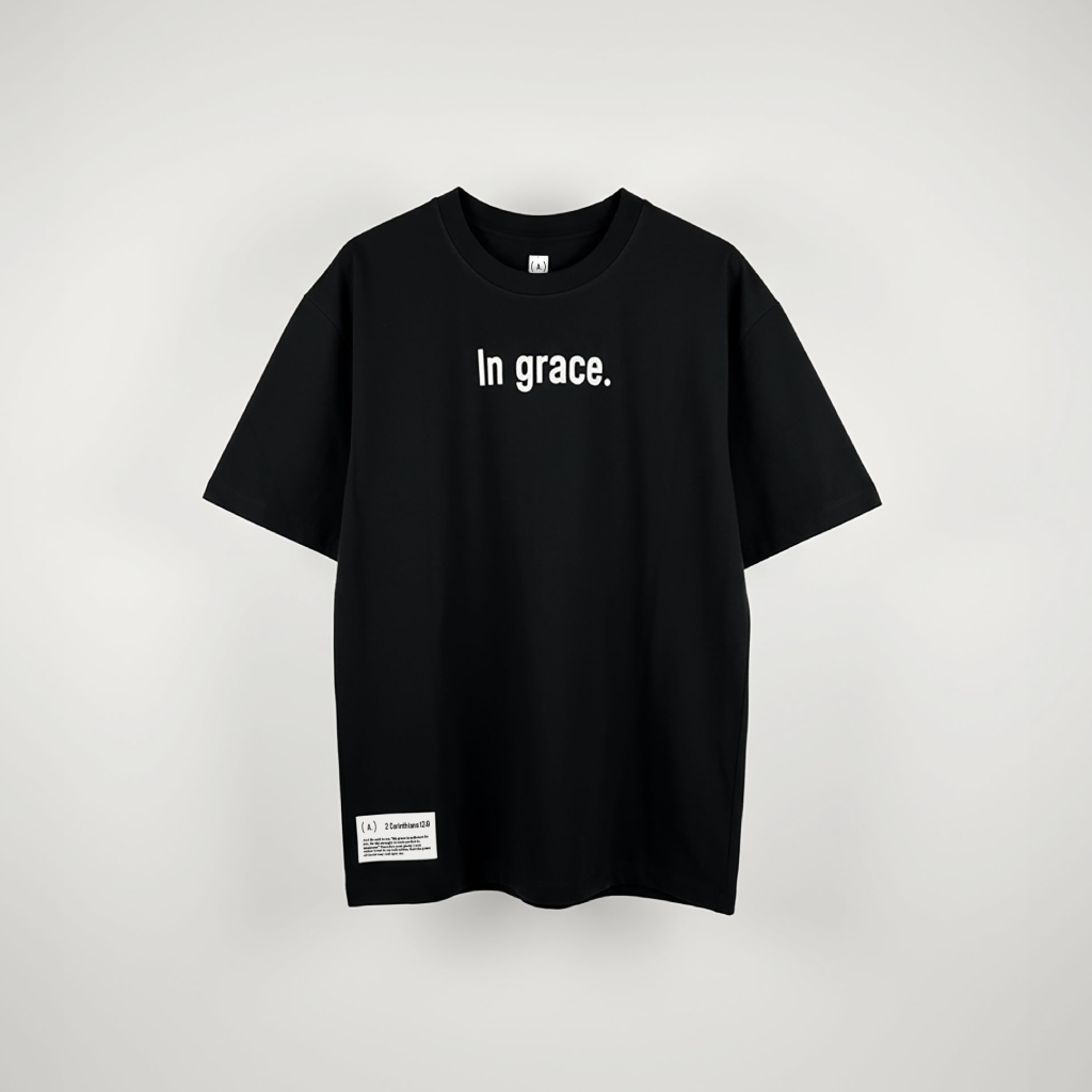 In grace. – Men’s Oversized (Bold)