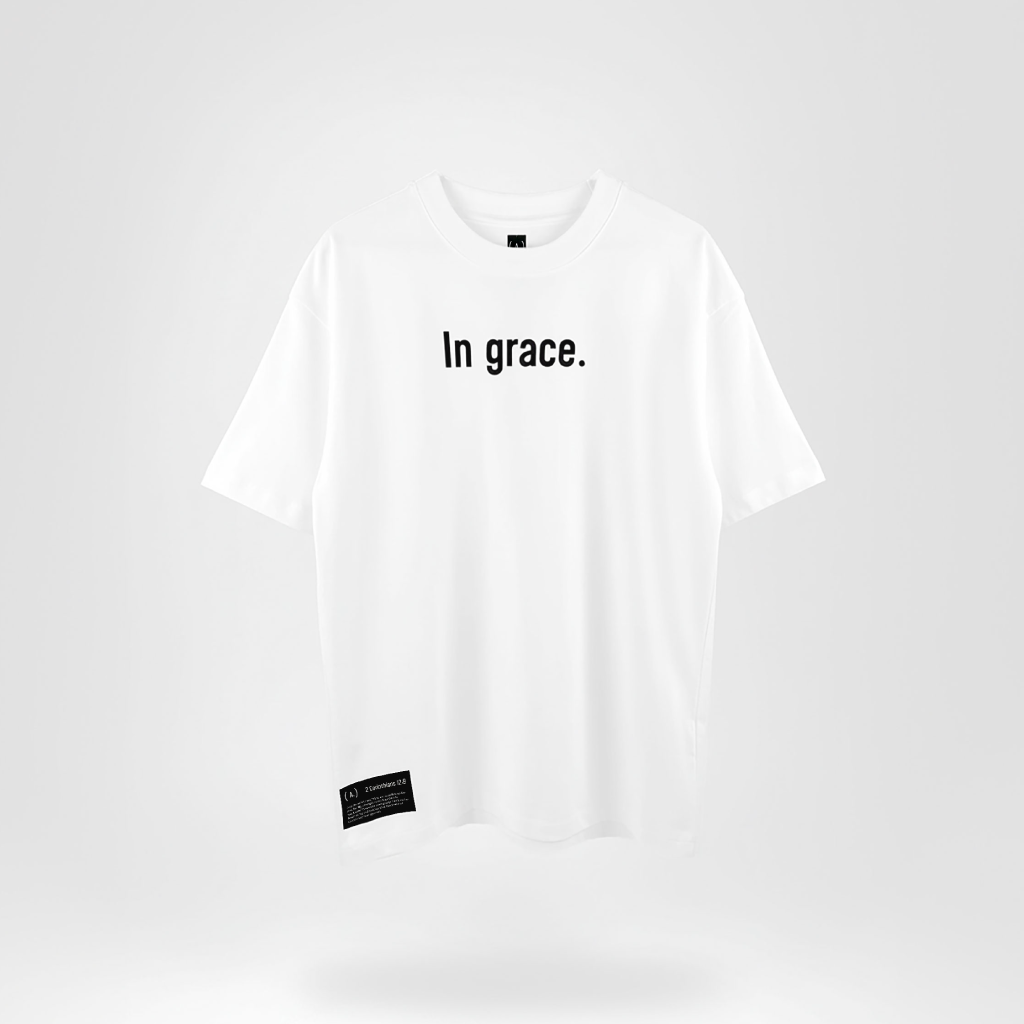 In grace. – Men’s Oversized (Bold)
