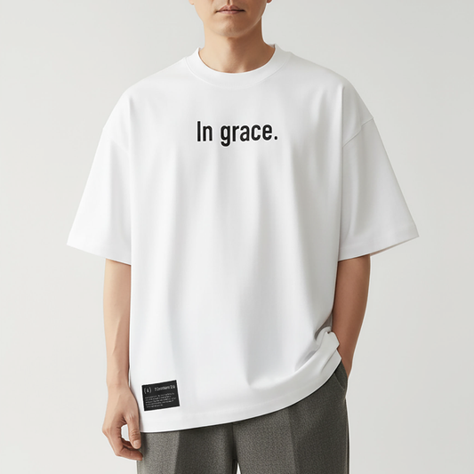In grace. – Men’s Oversized (Bold)