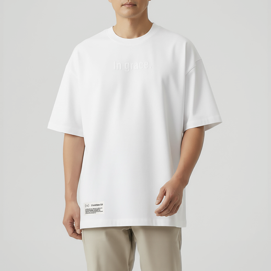 In grace. – Men’s Oversized (Quiet)