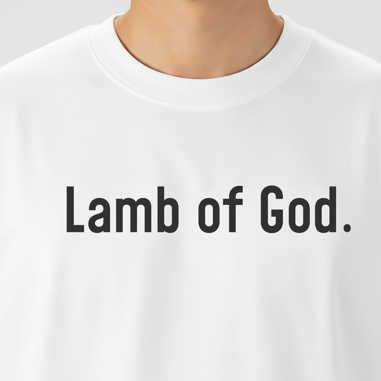 Lamb of God. – Men’s Oversized (Bold)
