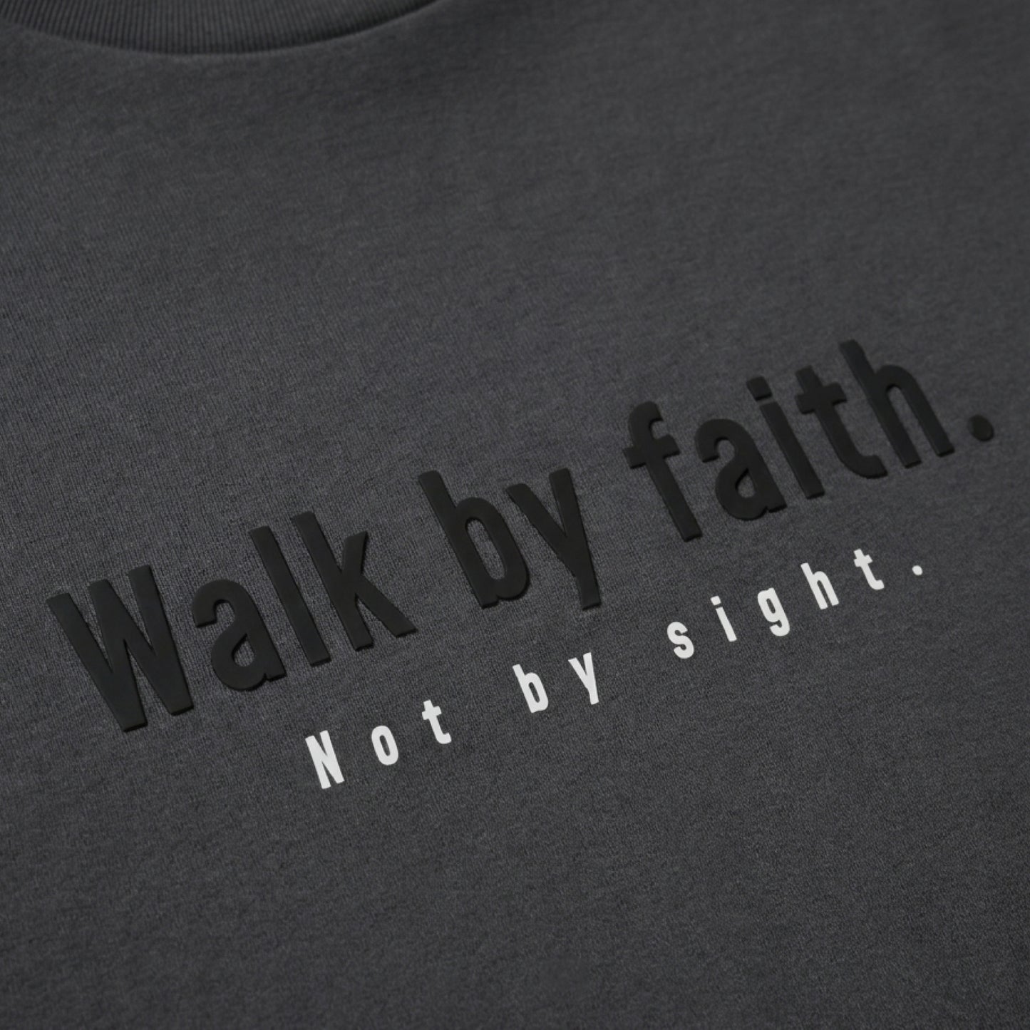 Walk by faith. – Unisex Relaxed Fit