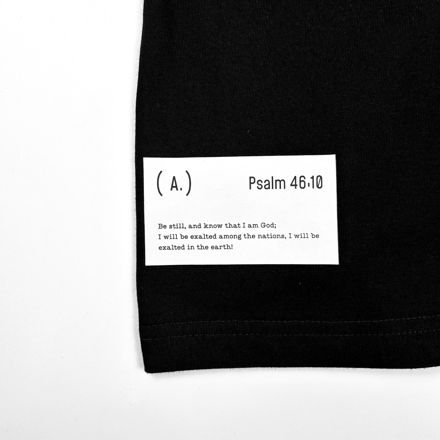 Be still. – Kid's Basic (Bold)