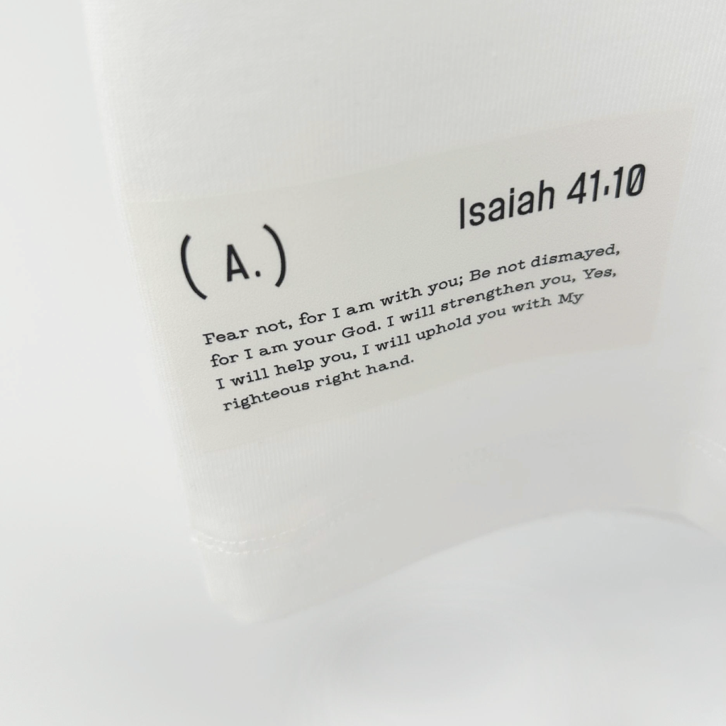 Fear Not. – Men’s Oversized (Quiet)