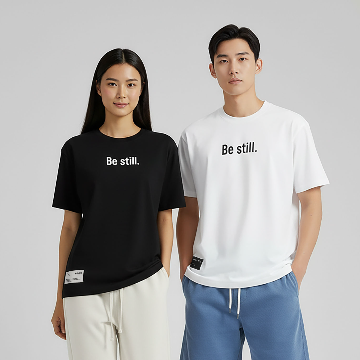 Be still. – Unisex Relaxed Fit (Bold)